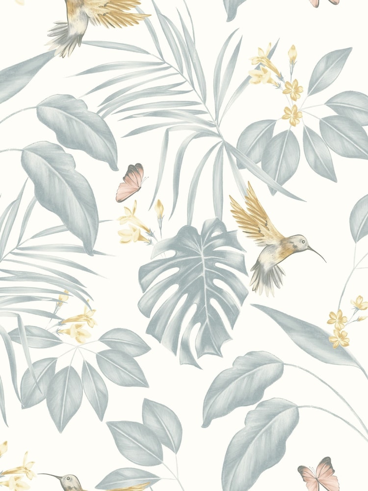 Ohpopsi Wedgewood Hummingbird 10M Wallpaper - Image 2 of 2
