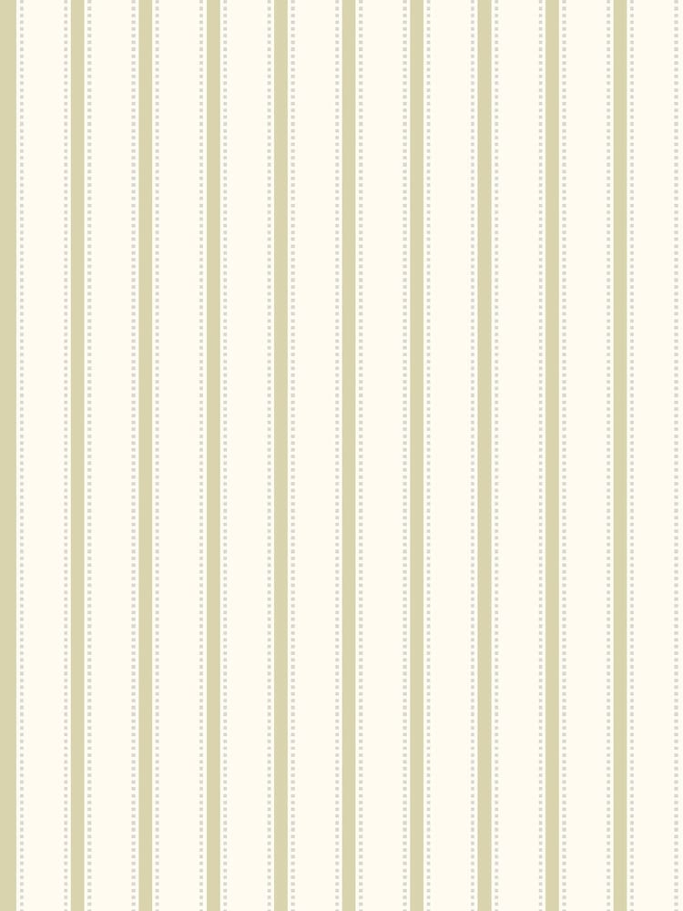 Ohpopsi Asparagus Ticking Stripe 10M Wallpaper - Image 2 of 3