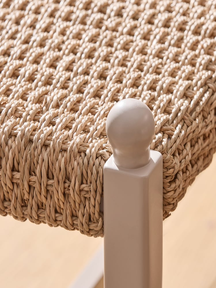 Nina Campbell Putty Alder Dining Bench - Image 2 of 2
