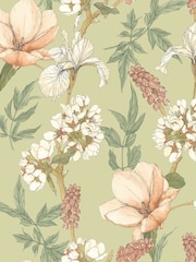 Hoopla Walls Artichoke Orchid Bloom 10M Wallpaper - Image 2 of 2