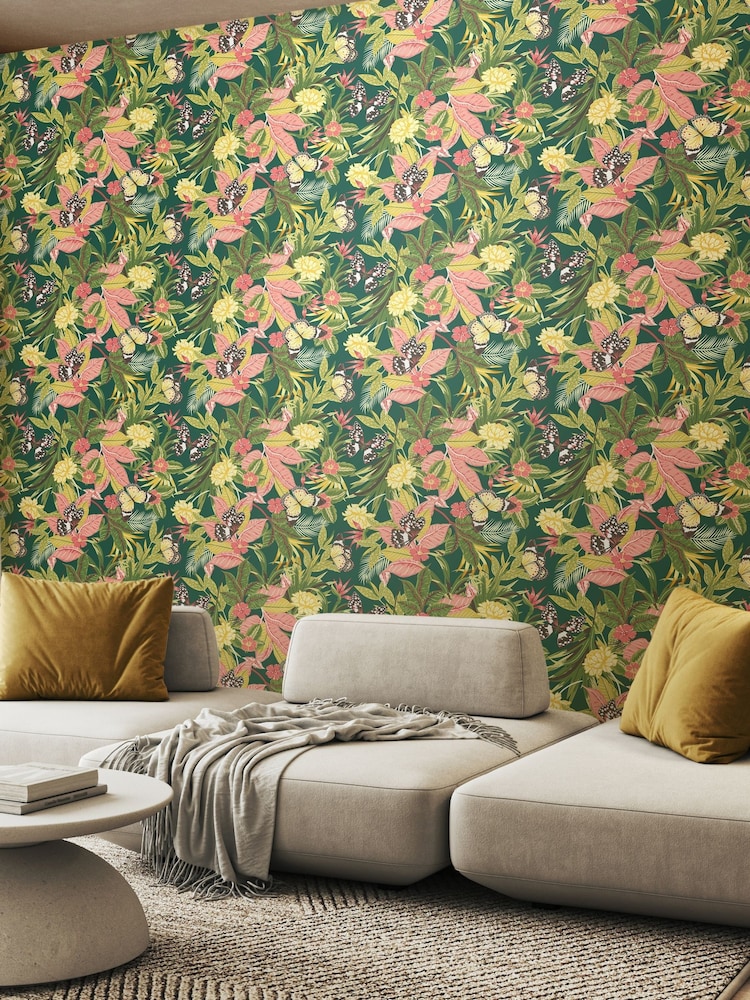 Hoopla Walls Forest Mix Paradise 10M Wallpaper - Image 1 of 2