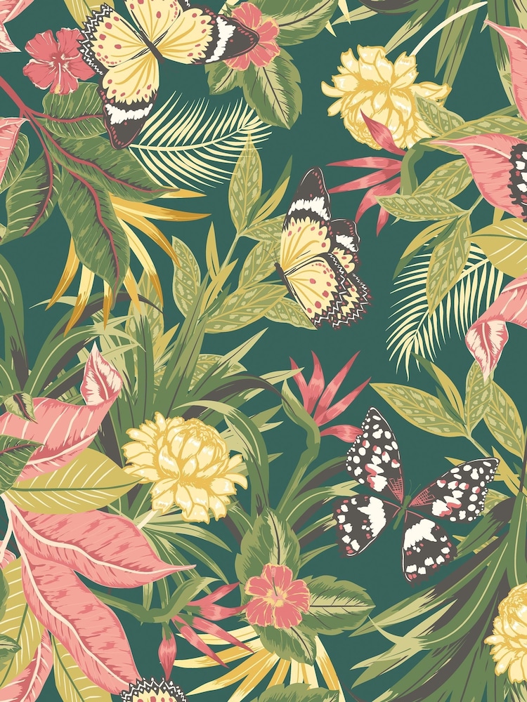 Hoopla Walls Forest Mix Paradise 10M Wallpaper - Image 2 of 2