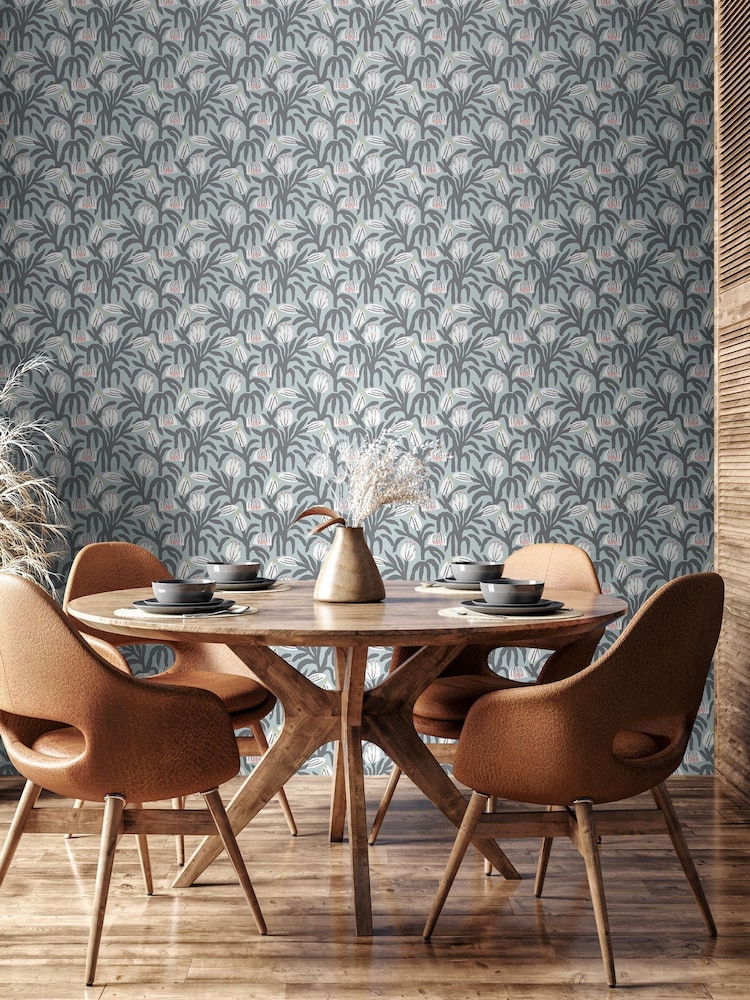 Hoopla Walls Summer Shower Chunky Flower 10M Wallpaper - Image 1 of 2
