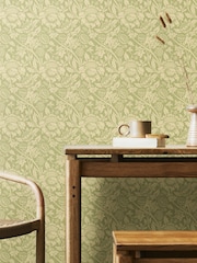 Hoopla Walls Bamboo Damask Trail 10M Wallpaper - Image 1 of 1