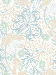 Hoopla Walls Soft Blue Seaweed Garden 10M Wallpaper - Image 2 of 2