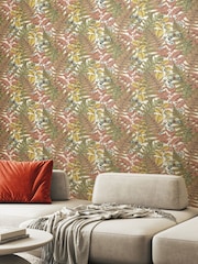 Hoopla Walls Warm Spice Wild Ferns 10M Wallpaper - Image 1 of 2