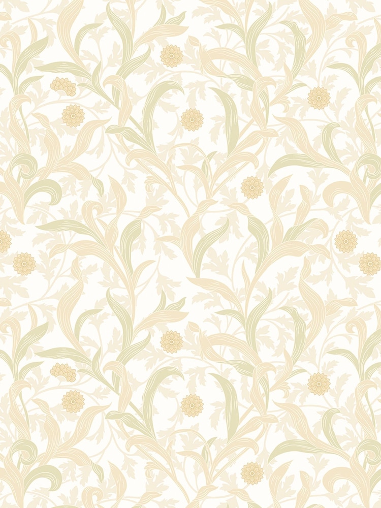 Hoopla Walls Thyme Floral Trail 10M Wallpaper - Image 2 of 2