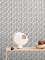 Hoopla Walls Black Retro Arch 10M Wallpaper - Image 1 of 2