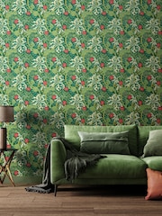 Hoopla Walls Emerald Seaweed Garden 10M Wallpaper - Image 1 of 2