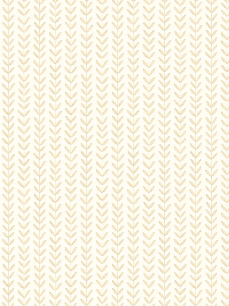 Hoopla Walls Hay Ditsy Leaf Stripe 10M Wallpaper - Image 2 of 2