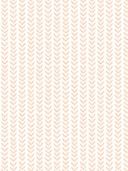 Hoopla Walls Apricot Ditsy Leaf Stripe 10M Wallpaper - Image 2 of 2