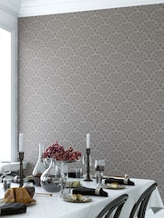 Hoopla Walls Black Ditsy Deco Fan 10M Wallpaper - Image 1 of 2