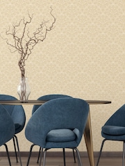 Hoopla Walls Gold Ditsy Deco Fan 10M Wallpaper - Image 1 of 2