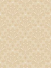 Hoopla Walls Gold Ditsy Deco Fan 10M Wallpaper - Image 2 of 2