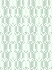 Hoopla Walls Mint Green Retro Arch 10M Wallpaper - Image 2 of 2