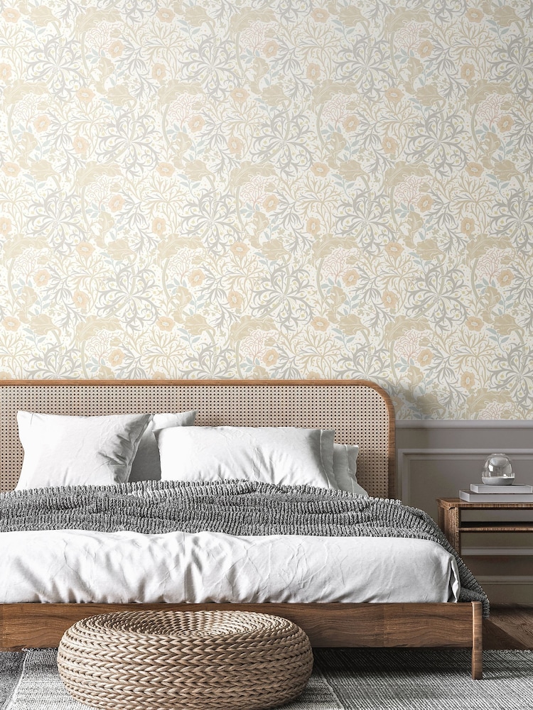 Hoopla Walls Linen Seaweed Garden 10M Wallpaper - Image 1 of 2