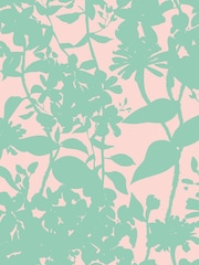 Hoopla Walls Jade Blossom Summer Silhouette 10M Wallpaper - Image 2 of 2