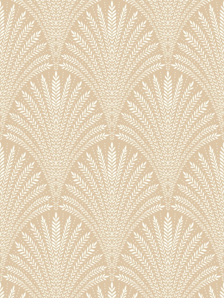 Hoopla Walls Gold Leaf Fan 10M Wallpaper - Image 2 of 2