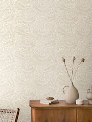Hoopla Walls Natural Leaf Vine 10M Wallpaper - Image 1 of 2