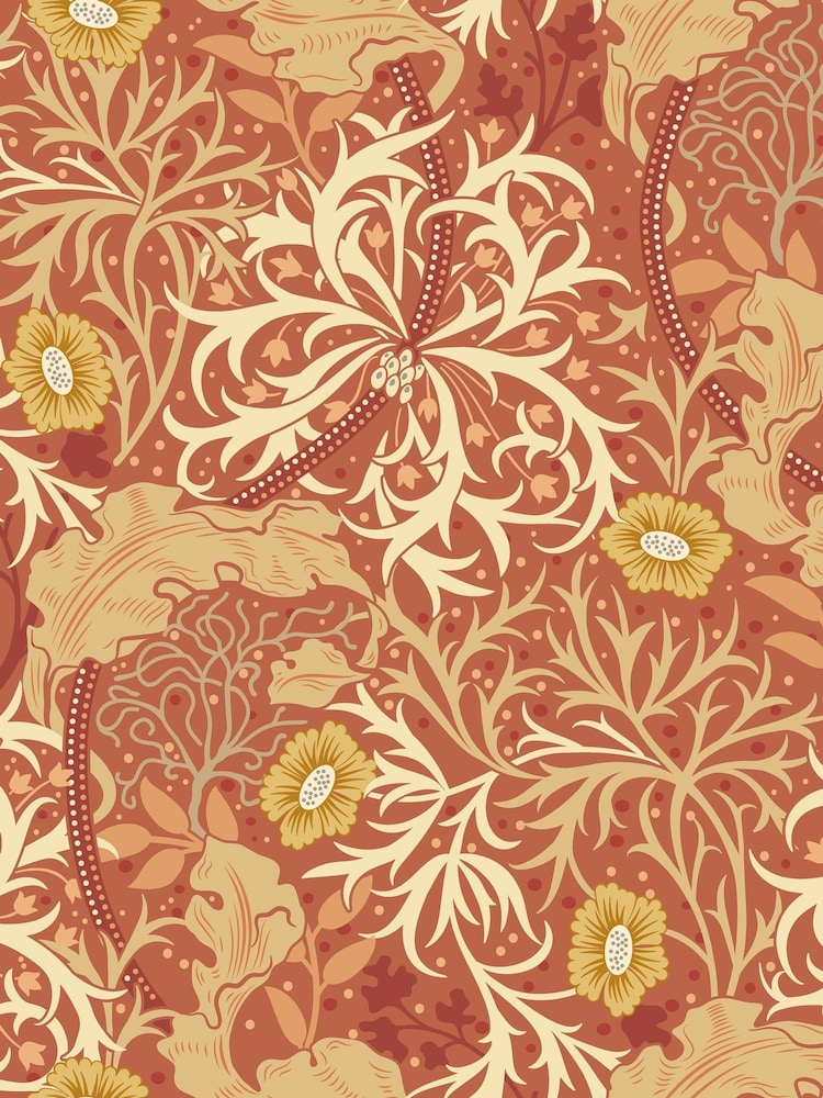 Hoopla Walls Amber Seaweed Garden 10M Wallpaper - Image 2 of 2