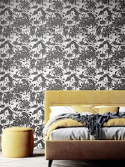 Hoopla Walls Chalkboard Summer Silhouette 10M Wallpaper - Image 1 of 2