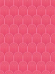 Hoopla Walls Bright Pink Retro Arch 10M Wallpaper - Image 2 of 2