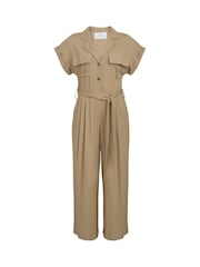Gina Bacconi Carmela Brown Jumpsuit - Imagen 6 de 6