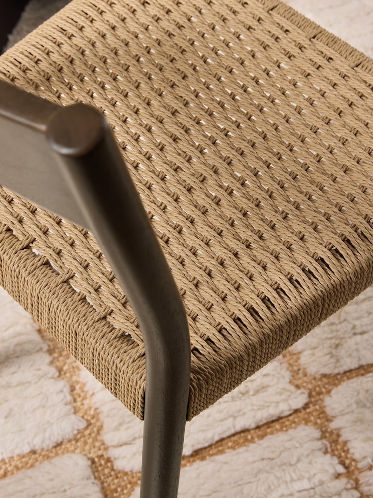 MADE.COM Set of 2 Dark Brown Rhye Dining Chairs - Image 2 of 5 MADE.COM Set of 2 Dark Brown Rhye Dining Chairs - Image 2 of 5