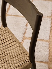 MADE.COM Set of 2 Dark Brown Rhye Dining Chairs - Image 3 of 5