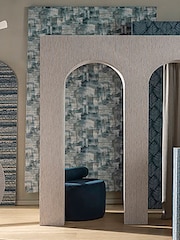Clarke & Clarke Midnight Folius Expressions Performance 10M Wallpaper - Image 2 of 3