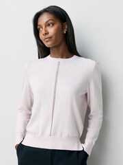 BOSS Pink Soft Knit Jumper - Image 1 of 6