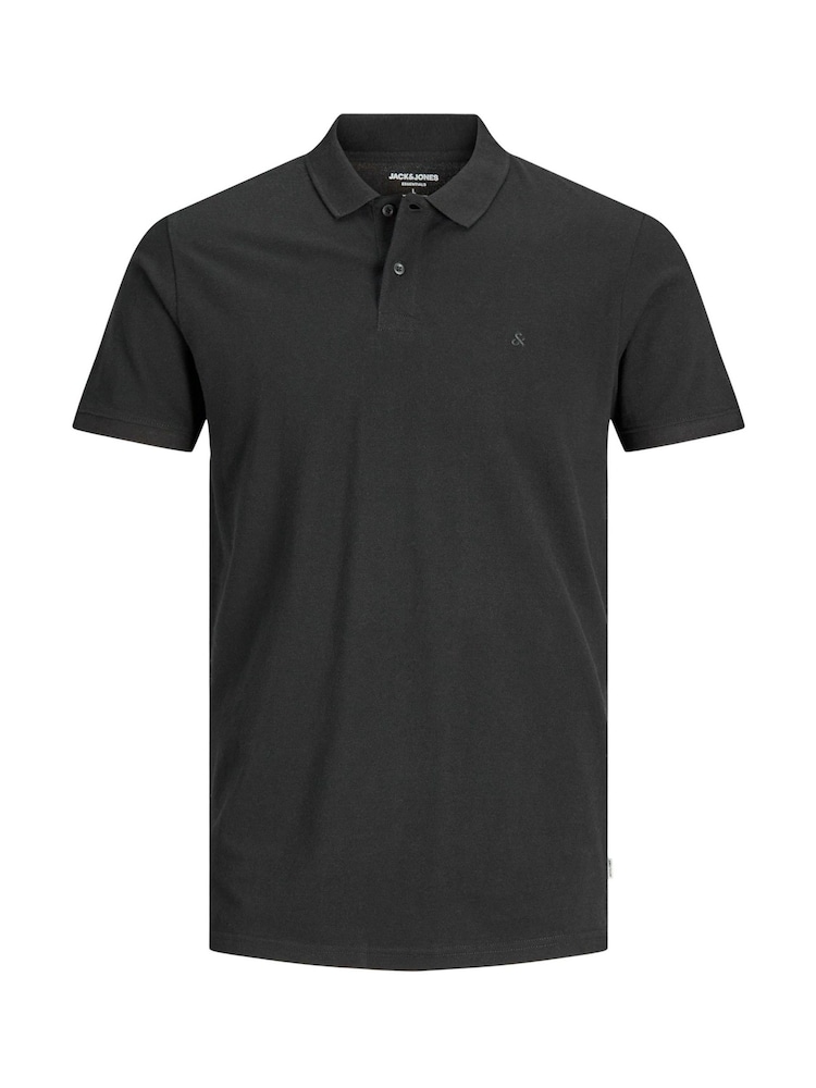 JACK & JONES Blue 100% Cotton Polo Shirts 3 Pack - Image 8 of 8