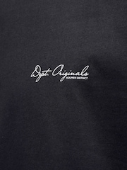 JACK & JONES Black Graphic Back Print 100% Cotton T-Shirt - Image 5 of 5