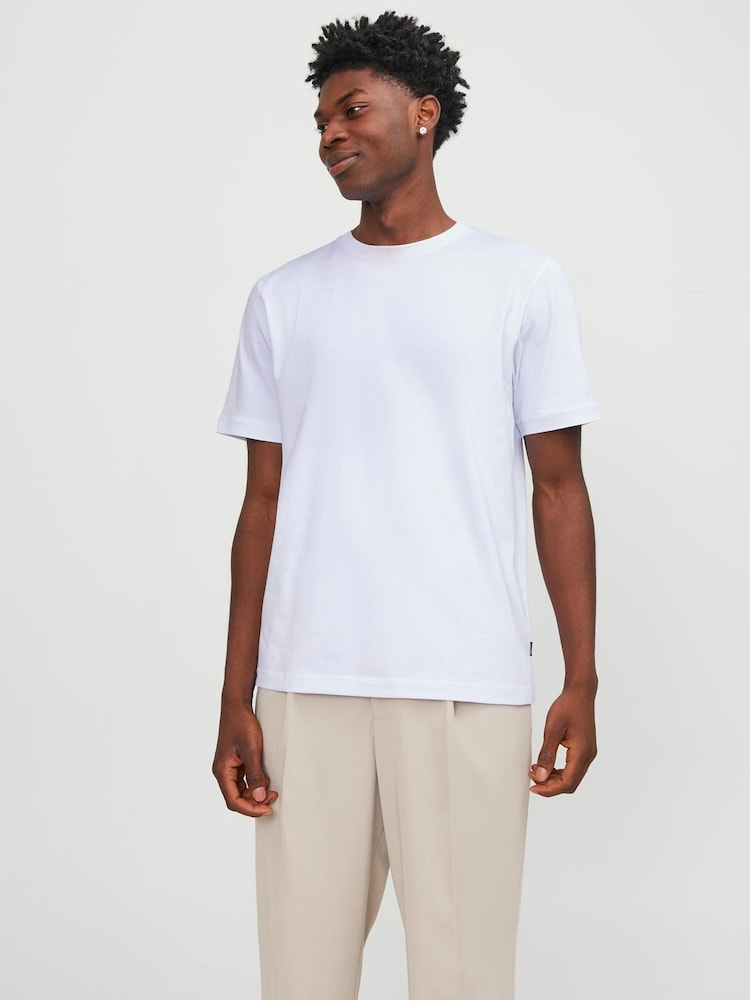 JACK & JONES White Loose Fit T-Shirt - Image 1 of 5