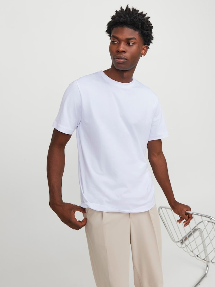 JACK & JONES White Loose Fit T-Shirt - Image 2 of 5
