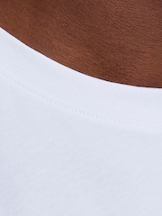 JACK & JONES White Loose Fit T-Shirt - Image 4 of 5