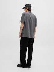 JACK & JONES Grey Short Sleeve Resort Shirt - Image 2 of 5