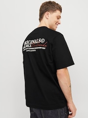 JACK & JONES Black Short Sleeve Crew Neck 100% Cotton T-Shirt - Image 1 of 5