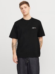 JACK & JONES Black Short Sleeve Crew Neck 100% Cotton T-Shirt - Image 2 of 5
