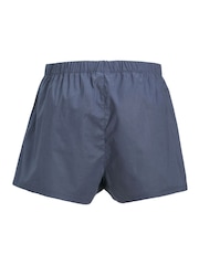 JACK & JONES Light Blue 100% Cotton Boxers 3 Pack - Image 6 of 7
