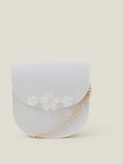 Angels By Accessorize Natural Girls Gem Flower Mini Bag - Image 1 of 2
