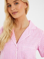Accessorize Stripe 100% Cotton Short Pyjamas Set - صورة 2 من 4