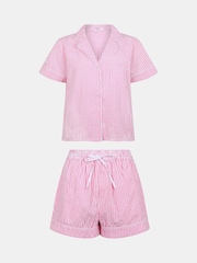 Accessorize Stripe 100% Cotton Short Pyjamas Set - صورة 4 من 4