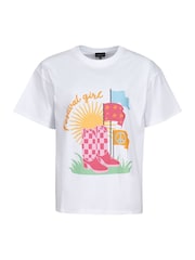 South Beach Oversized Festival Printed 100% Cotton T-Shirt - Imagem 5 de 5