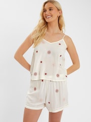 Accessorize Sun Embroidered Short Pyjamas Set - صورة 1 من 4