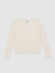 Reiss Ivory Flo Cardigan - Image 1 of 4