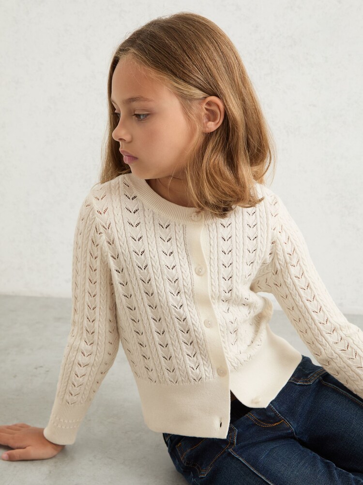 Reiss Ivory Flo Cardigan - Image 2 of 4