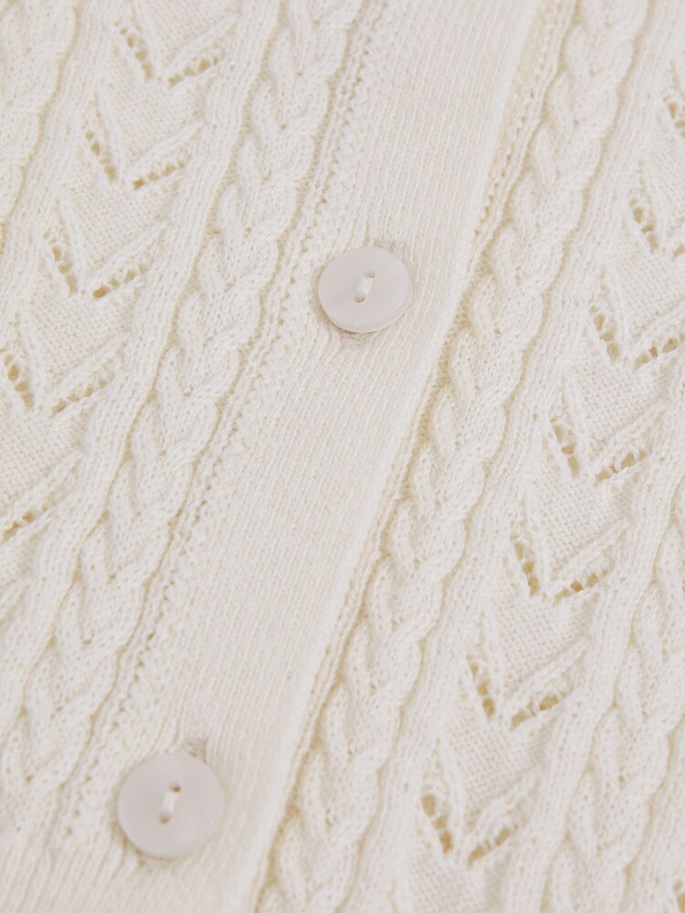Reiss Ivory Flo Cardigan - Image 4 of 4