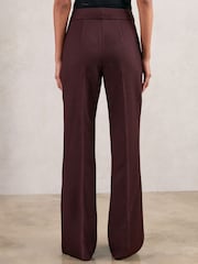 Reiss Burgundy Lily Petite Trousers - Image 5 of 7
