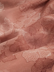 Reiss Pale Pink Lacey Chiffon Floral Cape Maxi Dress - Image 6 of 6